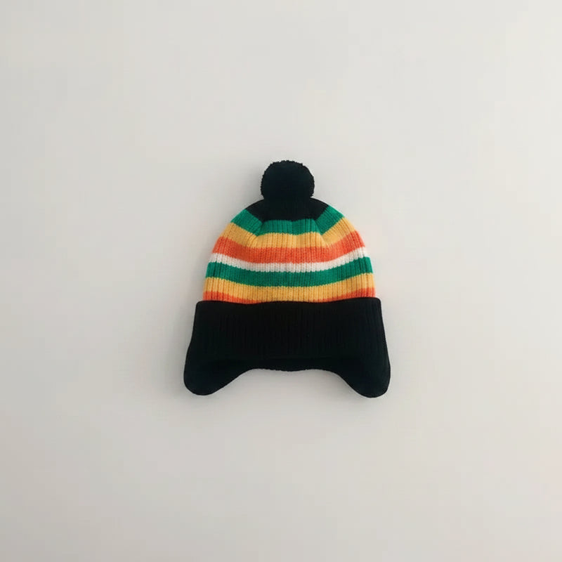 Sterling™ Bear Ear Baby Knit Hat with Cotton Lining