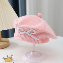 Sterling Liora Kids Knit Beret™ with Bow Detail