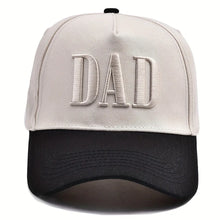 Sterling Retro Letter Embroidery™ DAD MAMA Baseball Cap Fabric Visor