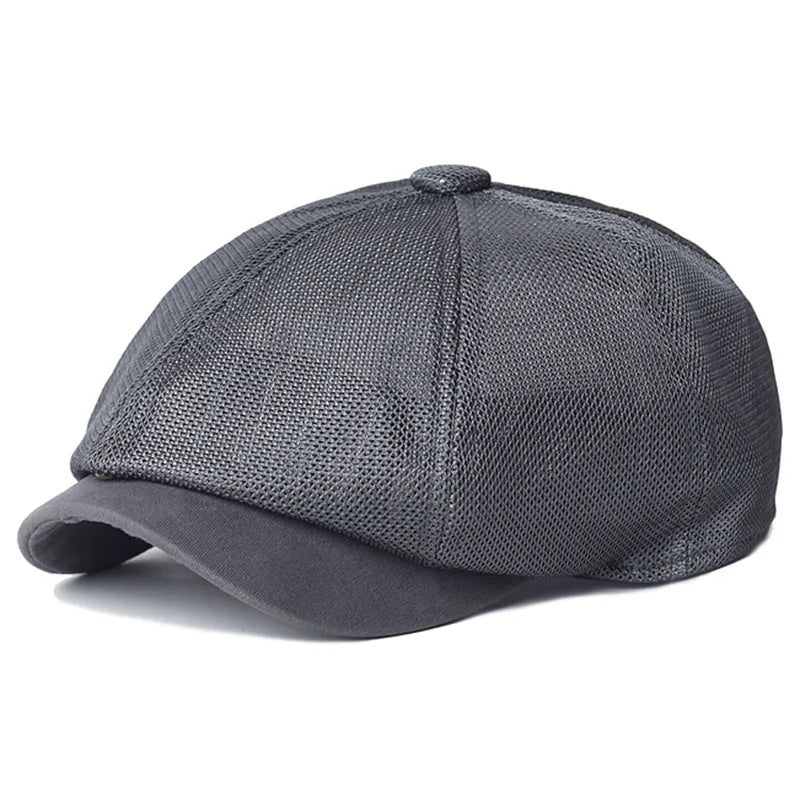 Sterling Summer Mesh Newsboy™ Octagonal Mesh Airflow Cap