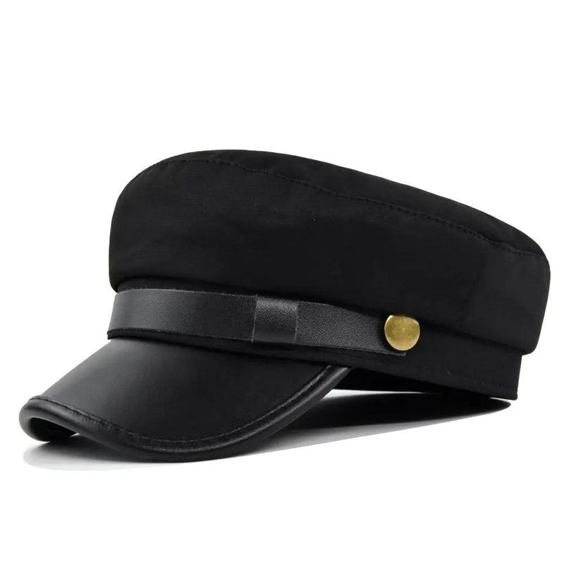 Sterling Sailor Cap Structured Military Design™ With Decorative Strap