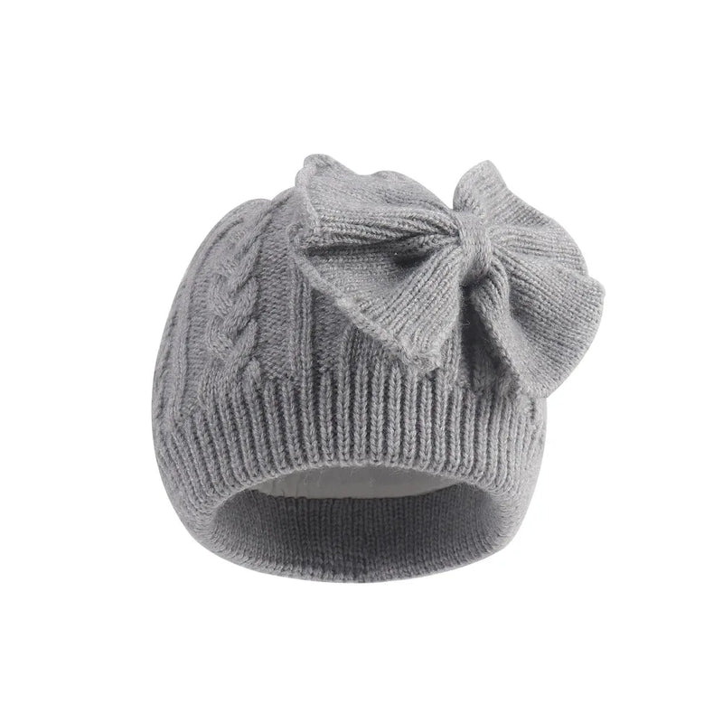 Sterling Lunelle Baby Knit Beanie™ with Bow