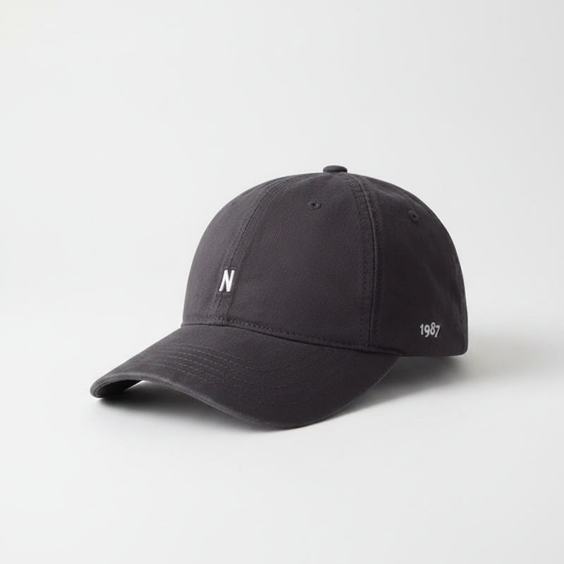 Sterling™ N Letter Duckbill Cap Cotton Blend Embroidered Crown