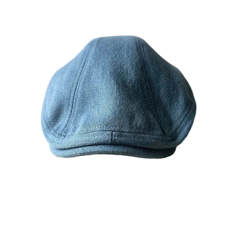 Sterling™ Newsboy Cap Washed Cotton Denim Eight Panel Crown