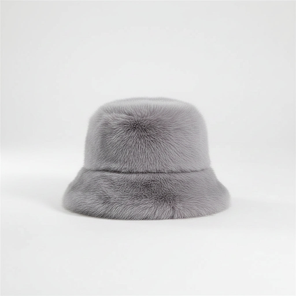 Sterling Cozette Faux Fur Bucket Hat - Plush Winter Accessory™
