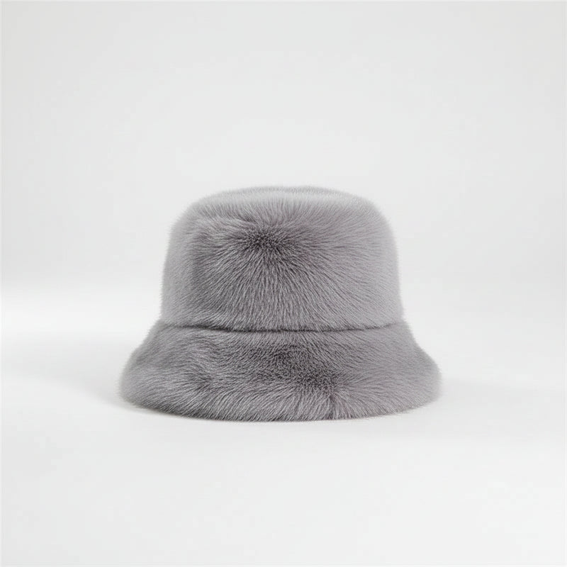 Sterling Cozette Faux Fur Bucket Hat - Plush Winter Accessory™