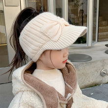 Liora Kids Earflap Cap™ Acrylic Knit Bow Detail