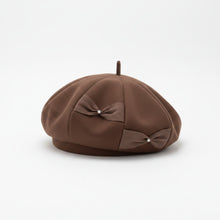 Sterling™ Mireya Wool Painter Beret With Bow Detail