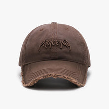 Sterling™ Adjustable Cotton Baseball Cap With Raised Letter Embroidery