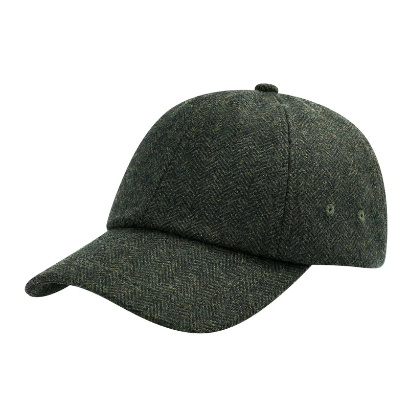 Sterling Hawthorne Wool Tweed Baseball Cap™   With Soft Crown