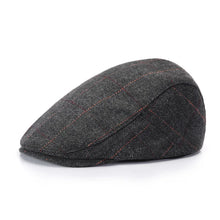 Sterling Alden Flat Cap™  Wool Viscose Blend Adjustable Herringbone