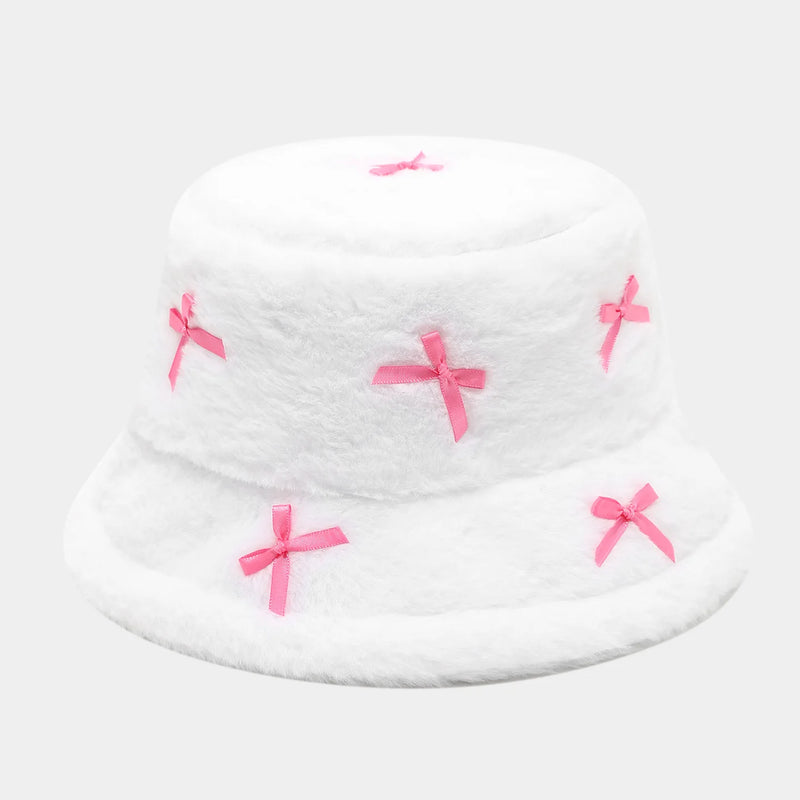 Sterling Seren Plush Bucket Hat™ With Side Bow