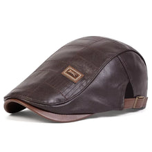 Sterling Retro PU Faux Leather Newsboy Cap™ — Sterling Hat Company