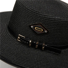Sterling French Retro Flat™ Straw Sun Hat Wide Brim