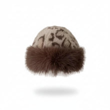Sterling™ Winter Bucket Hat Faux Fur Leopard Print