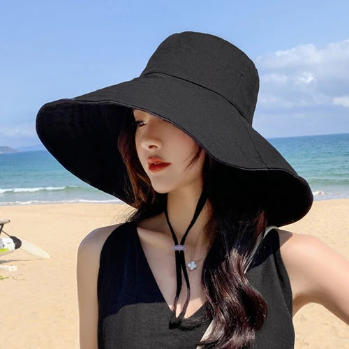 Sterling Solstice Luxe™ Wide Brim Canvas Hat Adjustable Chin Cord
