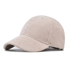 Sterling Corduroy Baseball Cap With Adjustable Buckle Closure
