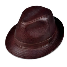 Sterling Trilby Hat™ Leather Short Brim Timeless Style