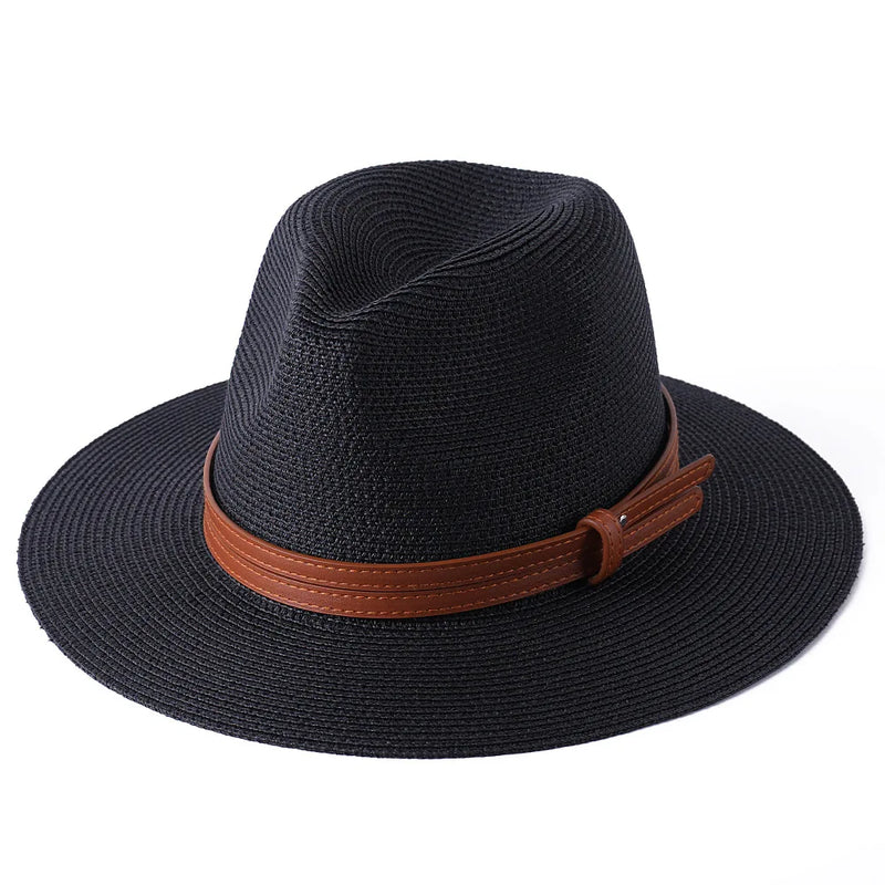 Sterling Ivory Coast™ Straw Fedora Buckle Band