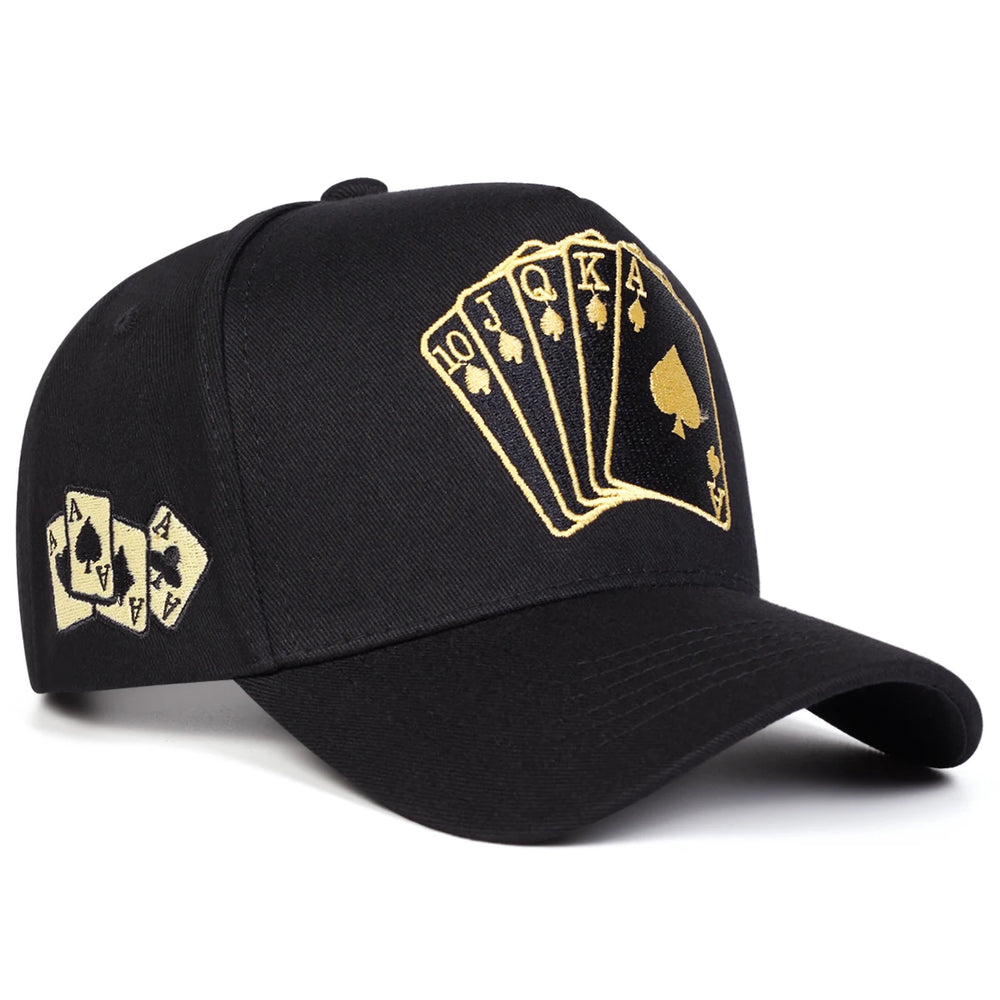 Sterling Poker Adjustable Baseball Cap™ with Embroidered Detail