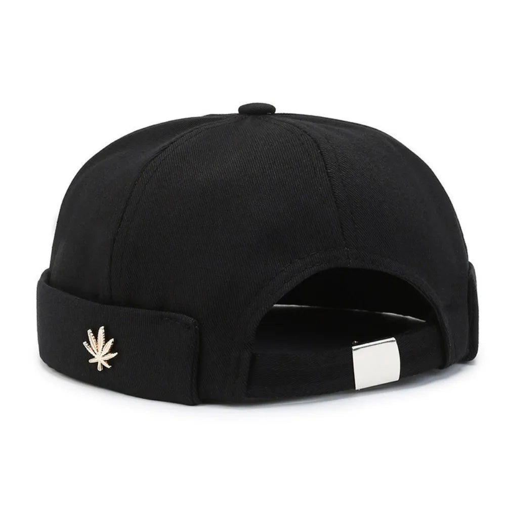 Sterling Metal Maple Leaf Curved Brim Cap™ Fabric Adjustable