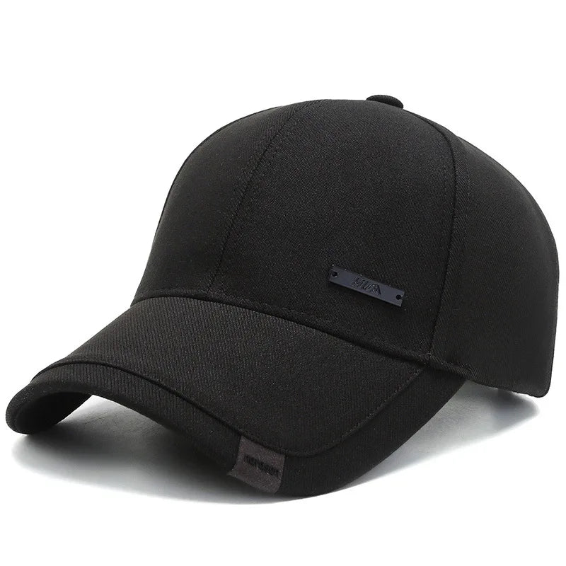 Sterling Hua Label Polyester Baseball Cap™ With Adjustable Back Closure