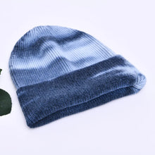 Sterling Aurielle Tie Dye Cashmere Beanie with Fur Pom™