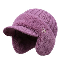 Sterling™ Marlowe Fleece Knit Beret Cap With Plush Ear Flaps