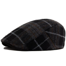 Sterling Winter Wool Color Grid Flat Cap™ Wool Blend Plaid Finish