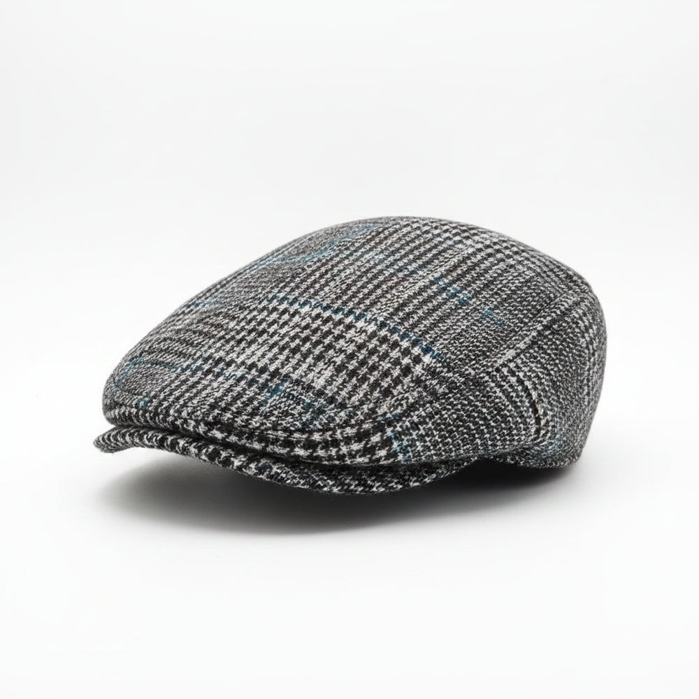 Sterling Casual Plaid Newsboy Cap™ Polyester Tweed Adjustable Fit