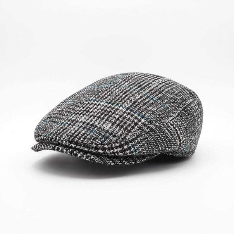 Sterling Casual Plaid Newsboy Cap™ Polyester Tweed Adjustable Fit