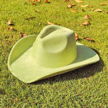 Sterling Classic Suede Western Cowboy Fedora Hat™ Pinched Crown