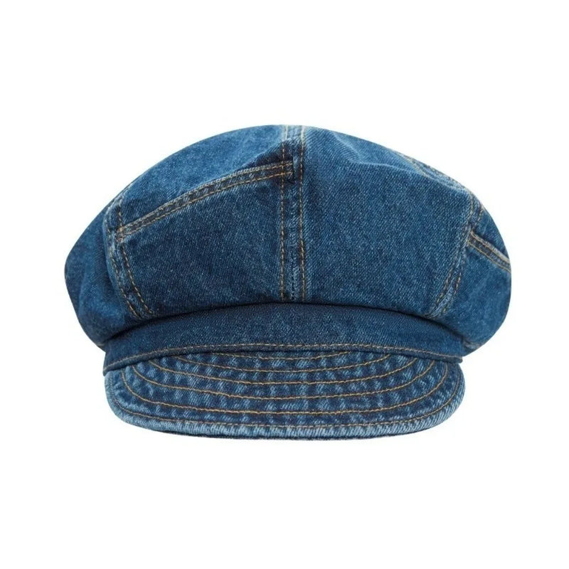Sterling Cloud Newsboy Cap™ - Washed Denim