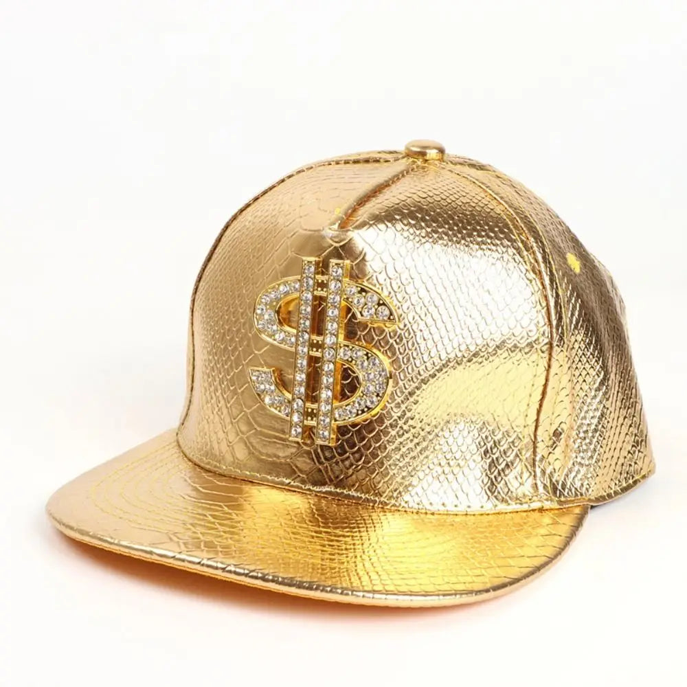 Sterling Dollar Style Flat Brim™ Baseball Cap Crocodile Pattern