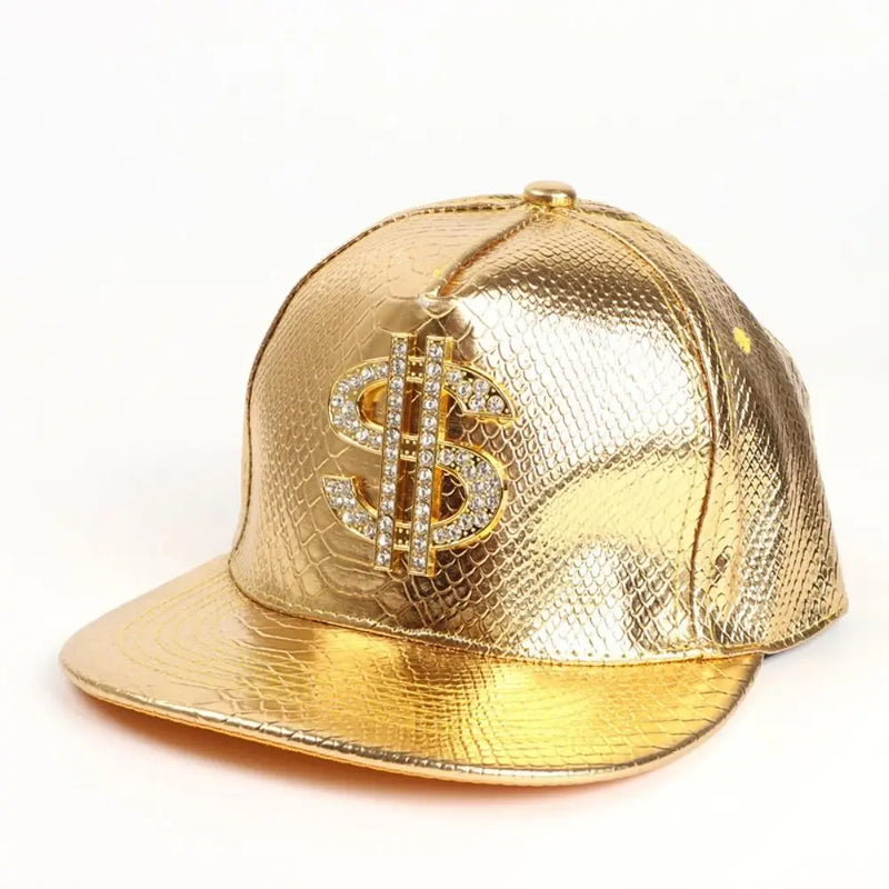 Sterling Dollar Style Flat Brim™ Baseball Cap Crocodile Pattern