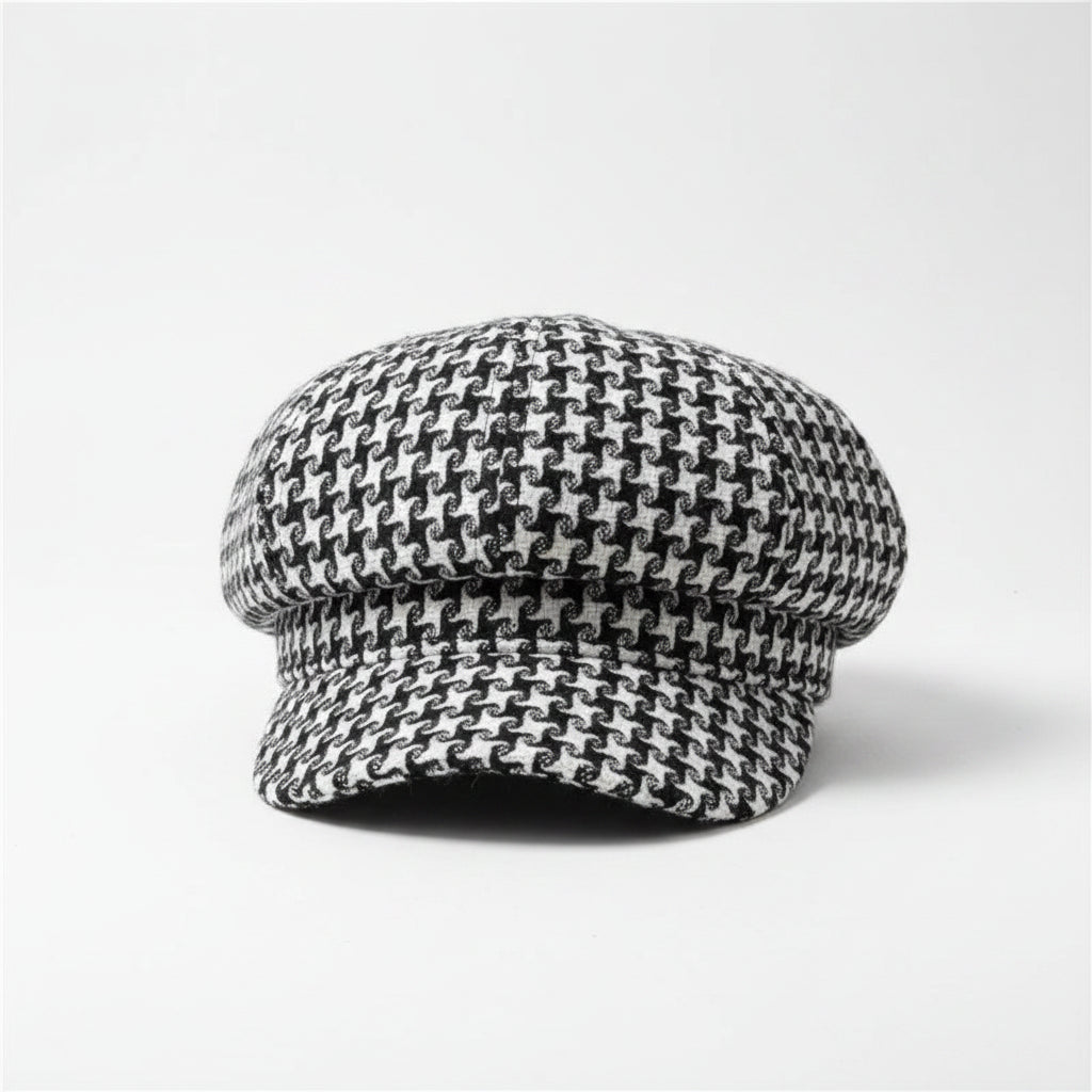 Sterling H33 Octagonal Cap™ Cotton Blend Plaid Short Brim
