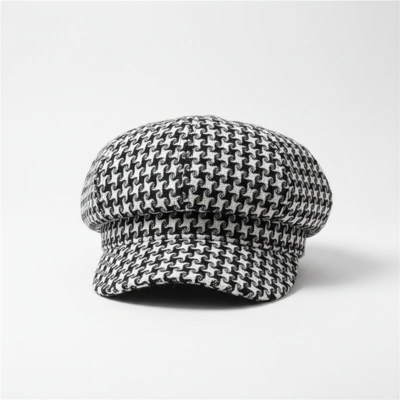 Sterling H33 Octagonal Cap™ Cotton Blend Plaid Short Brim