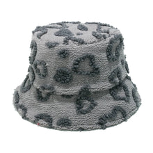 Sterling Cozette Sherpa Winter Bucket Hat with Heart Pattern™