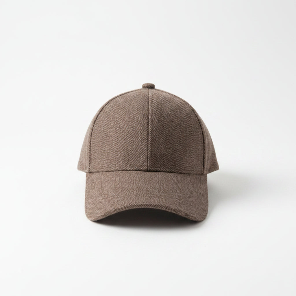 Sterling Herringbone Wool Cap™ Structured Crown Short Peak