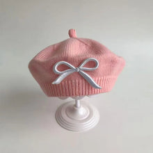 Sterling Petalyn Baby Knit Beret™ with Bow Detail