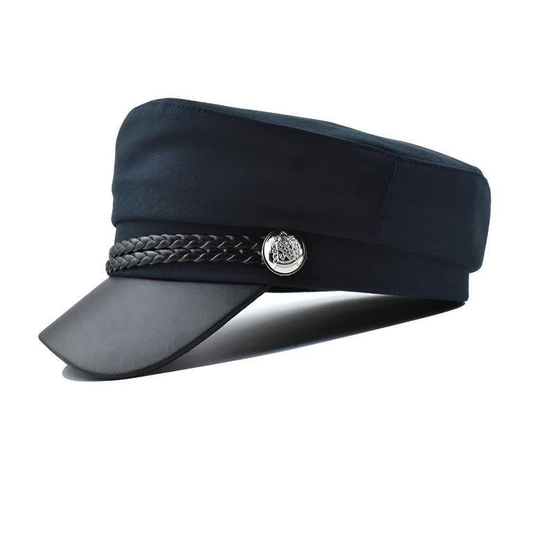Sterling Braided Wool Sailor Cap™ Structured Braided Trim