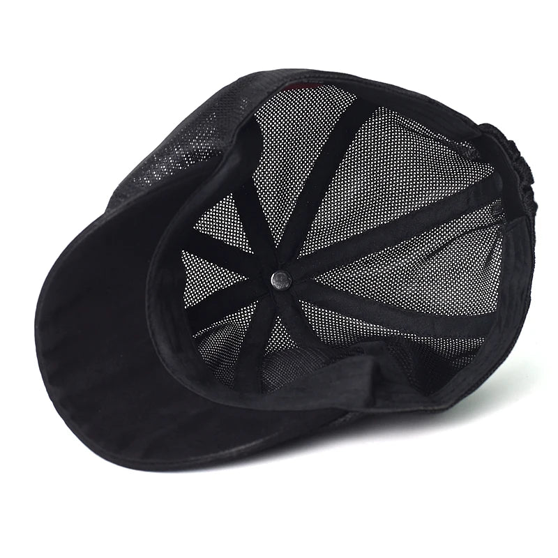 Sterling Summer Mesh Newsboy™ Octagonal Mesh Airflow Cap