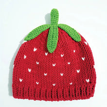 Sterling™ Crochet Knit Beanie with Floral Fruit Detail