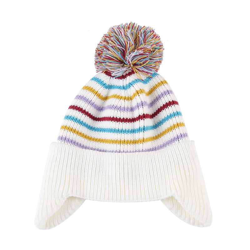 Sterling Elowen Kids Knit™ Earflap Hat with Pompom