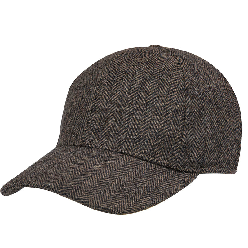 Sterling Hawthorne Wool Tweed Baseball Cap™   With Soft Crown