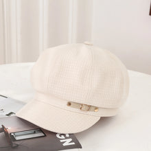 Sterling Newsboy Beret™ Denim Closed Back Octagonal Crown