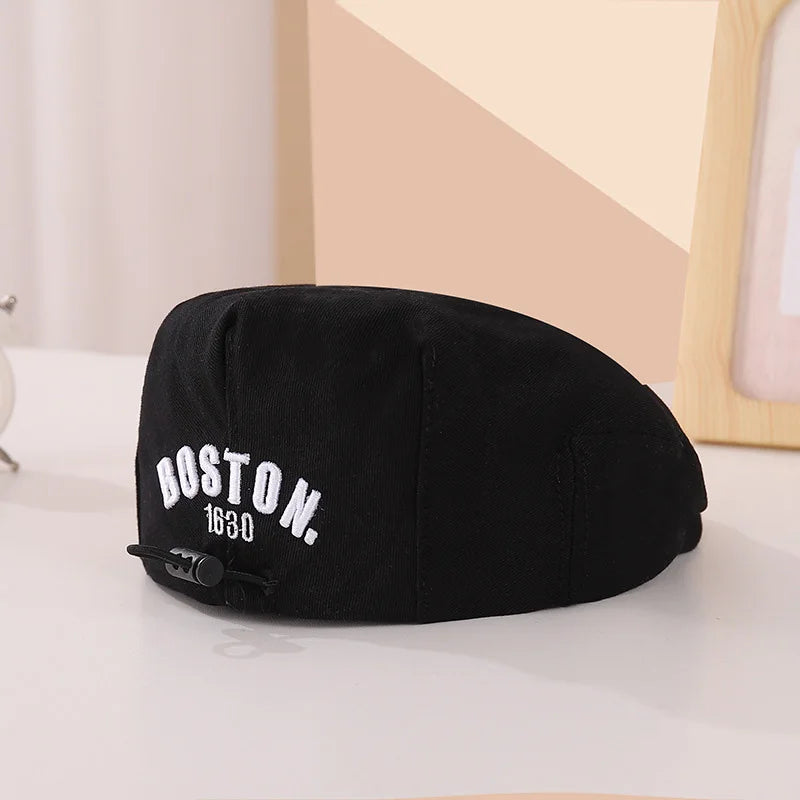 Sterling Harbor Kids Cotton Blend Beret™ with Letter Detail