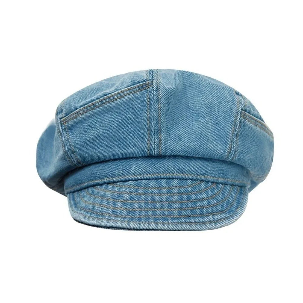Sterling Cloud Newsboy Cap™ - Washed Denim