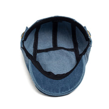 Sterling New Denim Cotton Beret™ Newsboy Cap Adjustable Visor