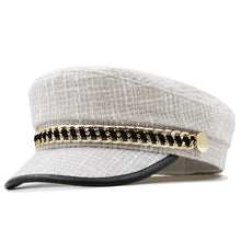 Sterling Octagonal Chain™ Duckbill Cap Flat Top Detail
